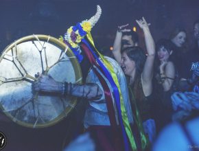 Dieaway y Lunavieja en Madrid. En esta foto Lunavieja