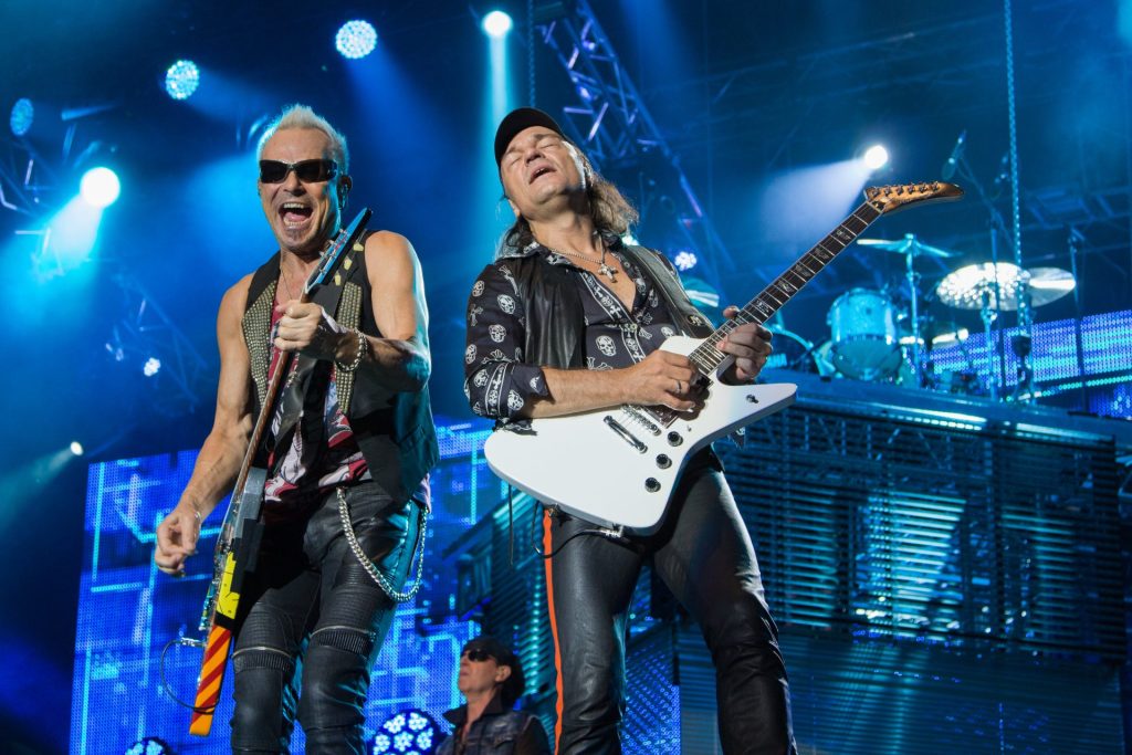 La banda en concierto. Pronto habrá una película de Scorpions