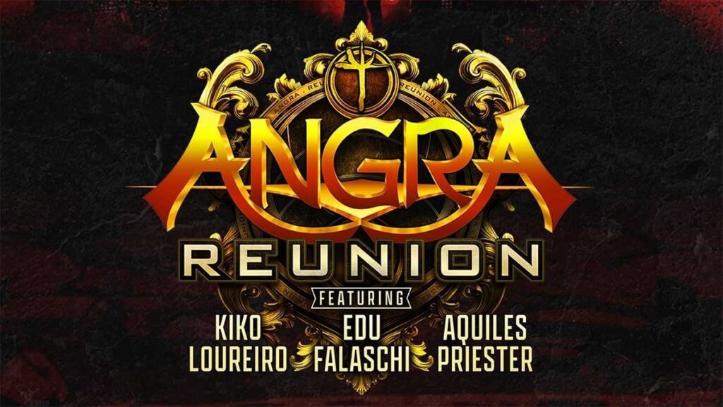Fabio Lione deja Angra. Foto de las redes sociales de la banda con el cartel de la reunión