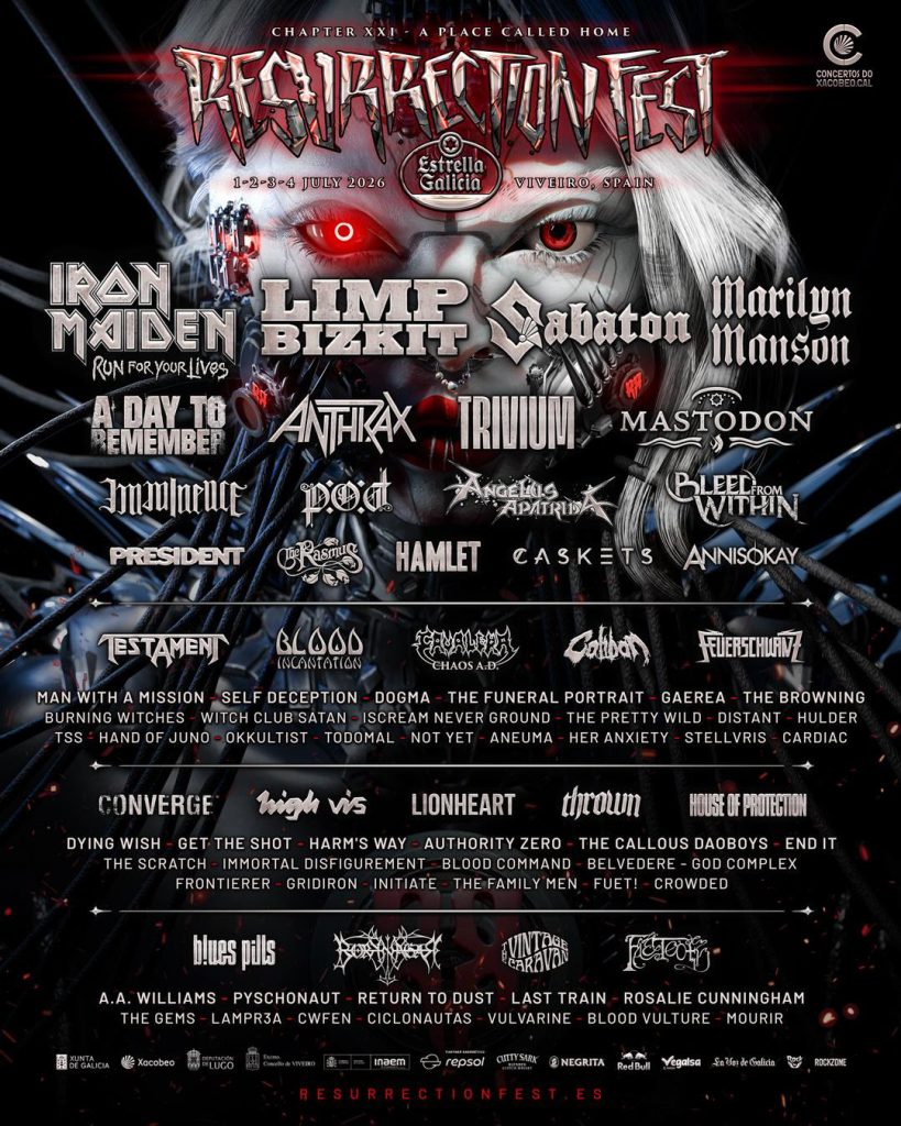 Resurrection Fest 2026 confirma 64 bandas 