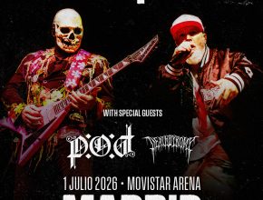 Cartel de Limp Bizkit Madrid 2026