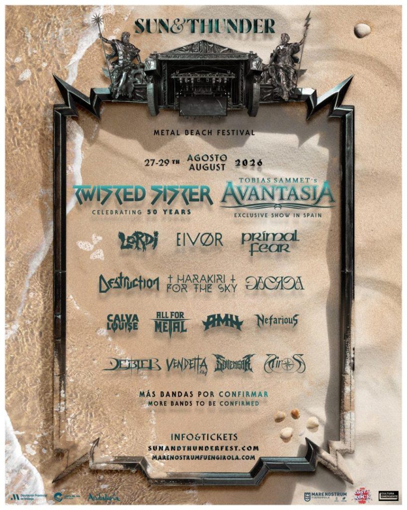 Sun & Thunder Metal Beach Festival cartel