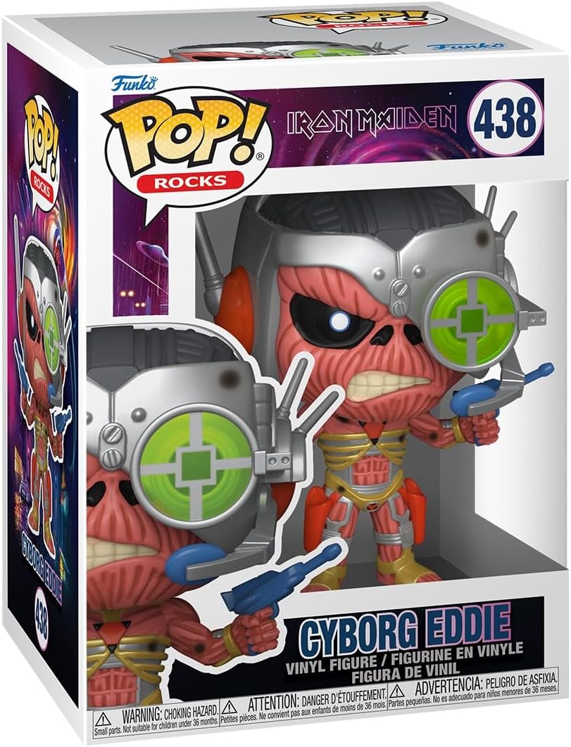 Funko Pop Cyborg Eddie Iron Maiden Somewhere in Time figura oficial