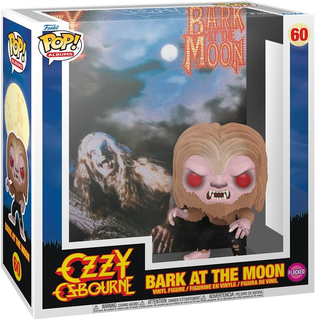 Funko Pop Ozzy Osbourne Bark at the Moon hombre lobo heavy metal