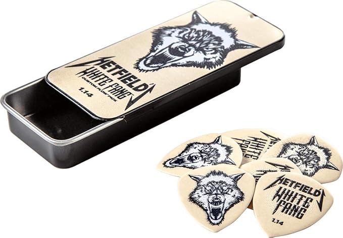 Púa James Hetfield signature de Metallica ideal para riffs thrash y palm muting
