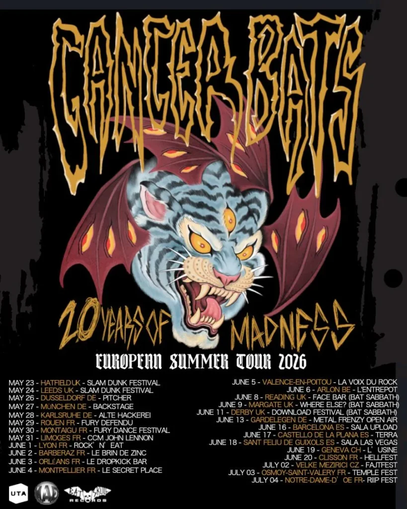 Cancer Bats en España cartel