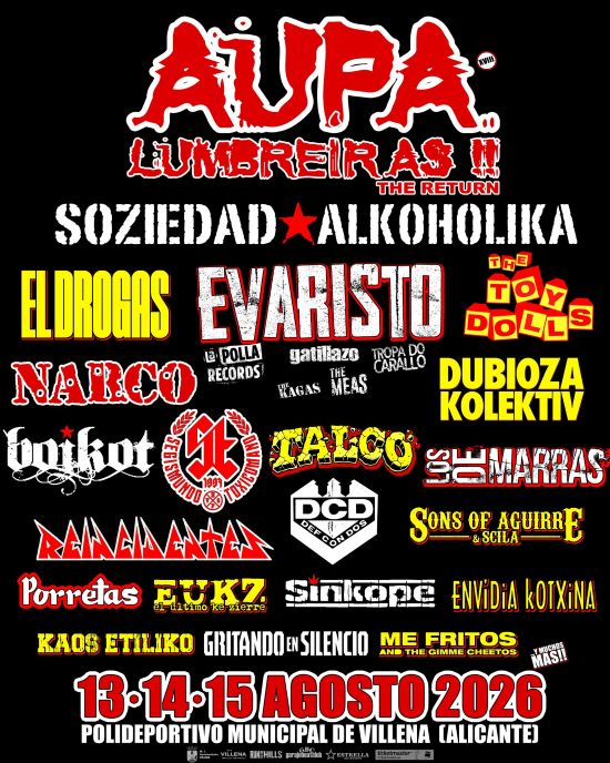 Aúpa Lumbreiras 2026 cartel
