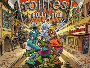 Esta es la portada de Trollywood, el nuevo disco de Trollfest para 2026