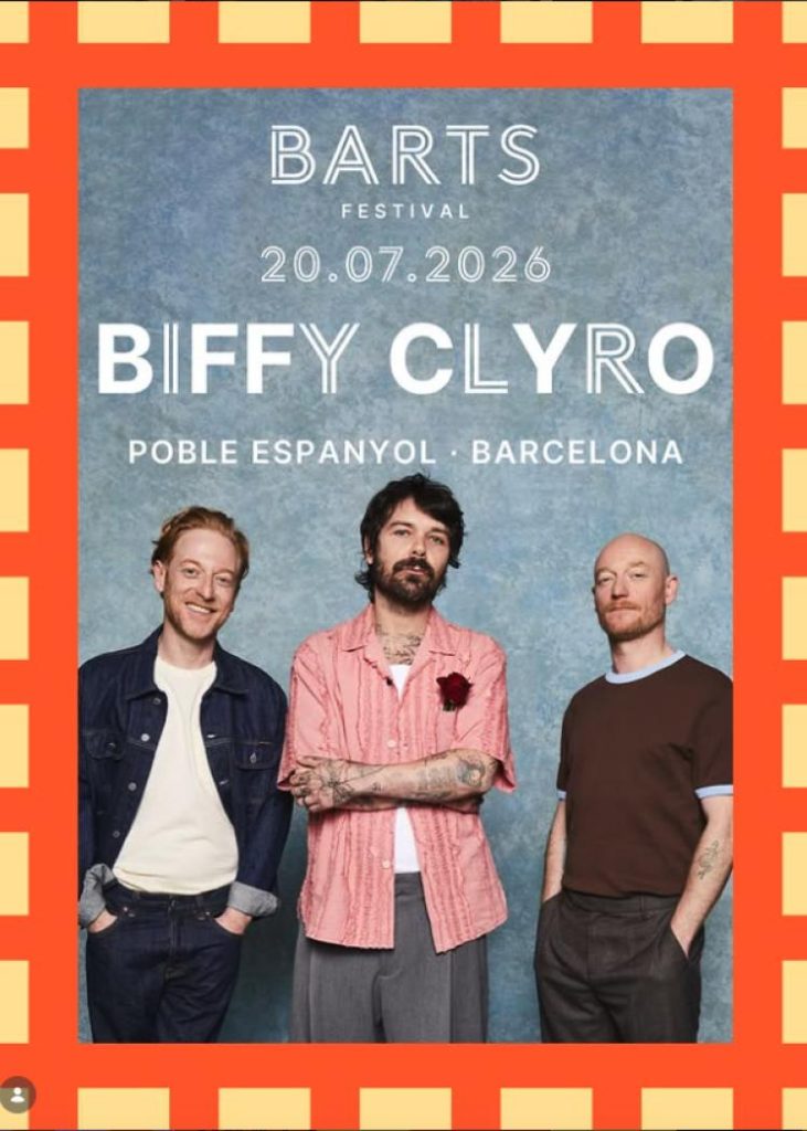 Biffy Clyro en Barcelona cartel