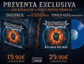 preventa de la cuna del mal disponible desde hoy. Imagen del disco y vinilo
