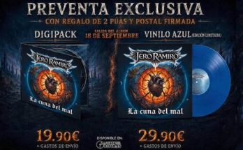 preventa de la cuna del mal disponible desde hoy. Imagen del disco y vinilo