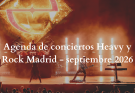 Agenda de conciertos heavy en Madrid en septiembre de 2026