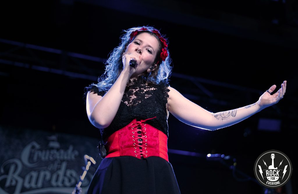 Crónica de Anette Olzon en Madrid. La cantante de Crusade Of Bards, Eleanor