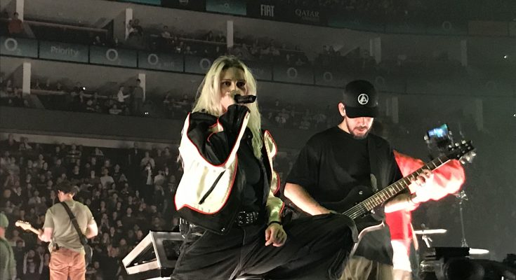 Foto de Linkin Park en el O2 de Londres. Licencia CC de Denis Radaelli
