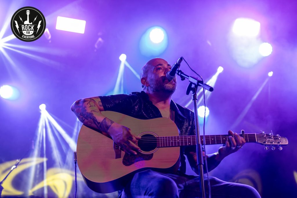 Crónica de Linaje en Madrid. Foto del telonero Txema Benítez