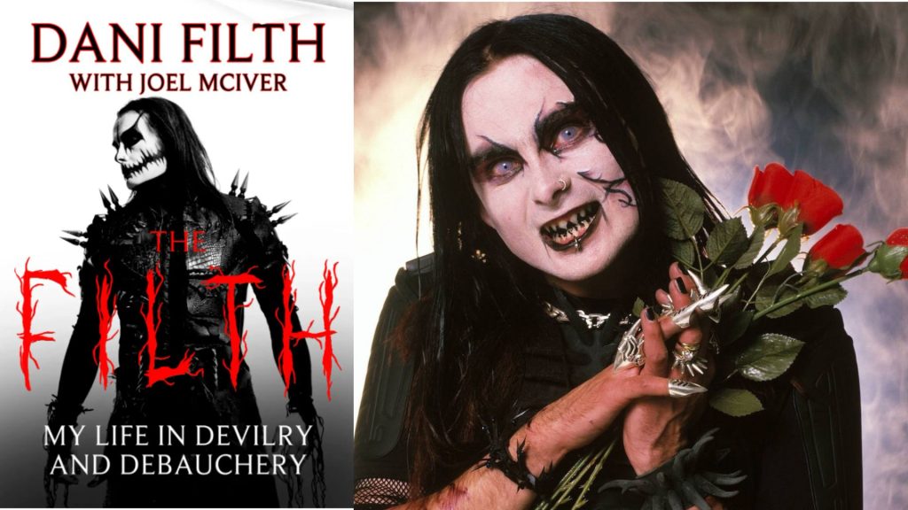 Portada de la biografía de Dani Filth