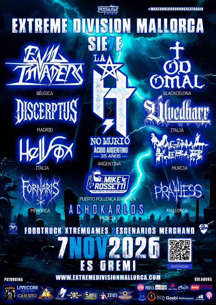 Cartel de Extreme Division 2026 en Mallorca