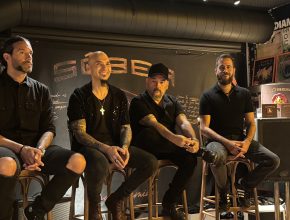 Foto de la banda en la presentación del disco para la reseña de Anandamida