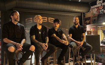 Foto de la banda en la presentación del disco para la reseña de Anandamida