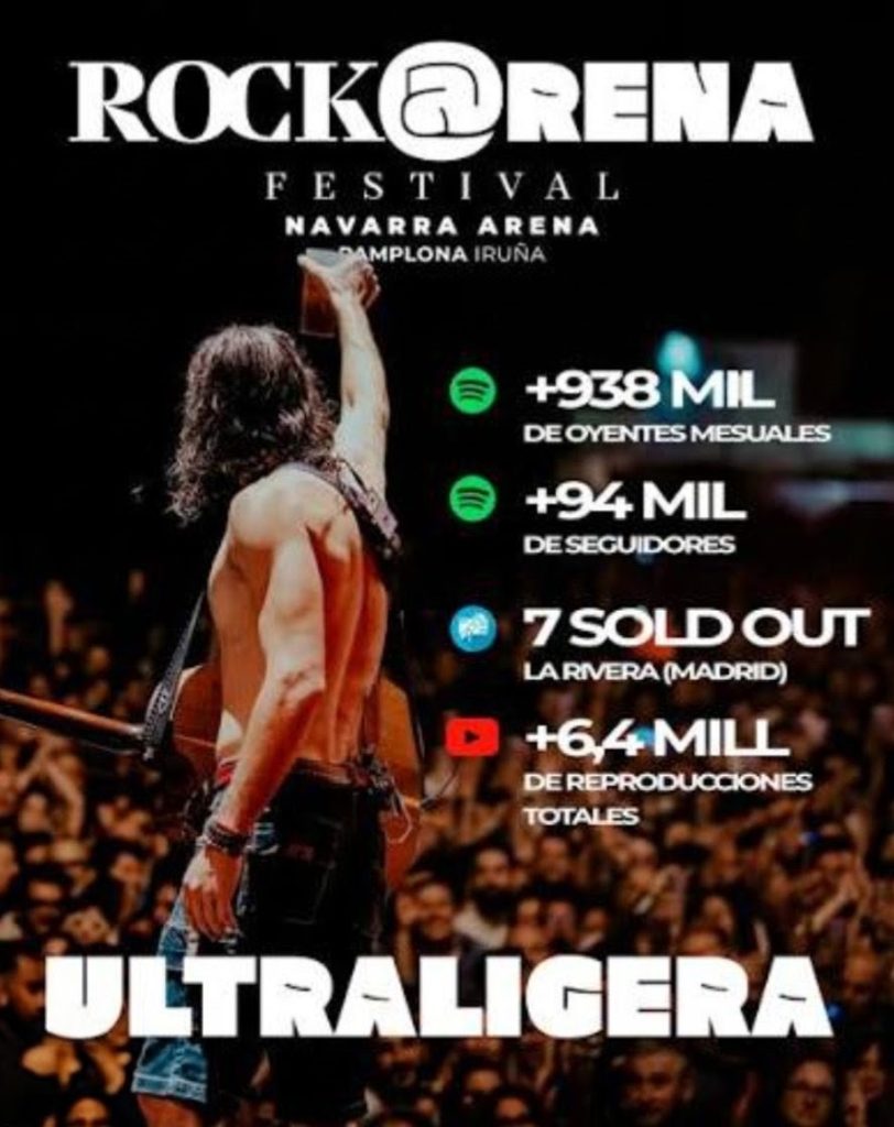 Ultraligera en el Rock@arena